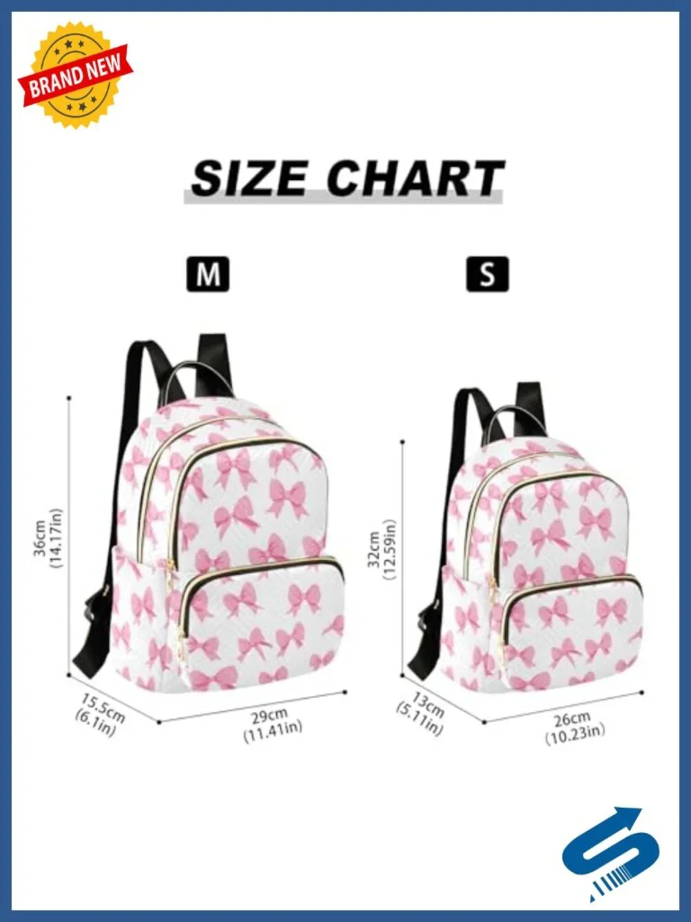 ALAZA Travel Backpack Purse for Women Anti-theft Work Casual Bow White Daypack